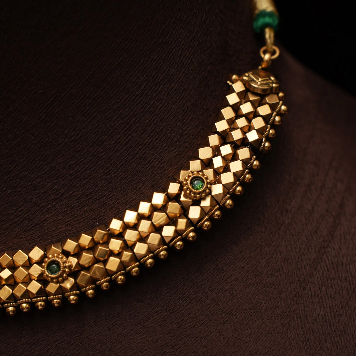 Twara Antique Choker - Green