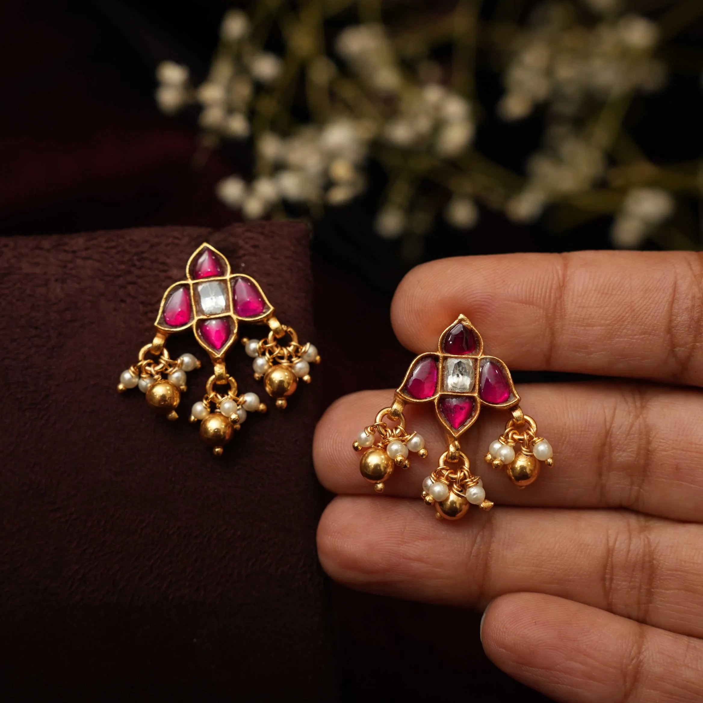 Tyra Silver Earrings