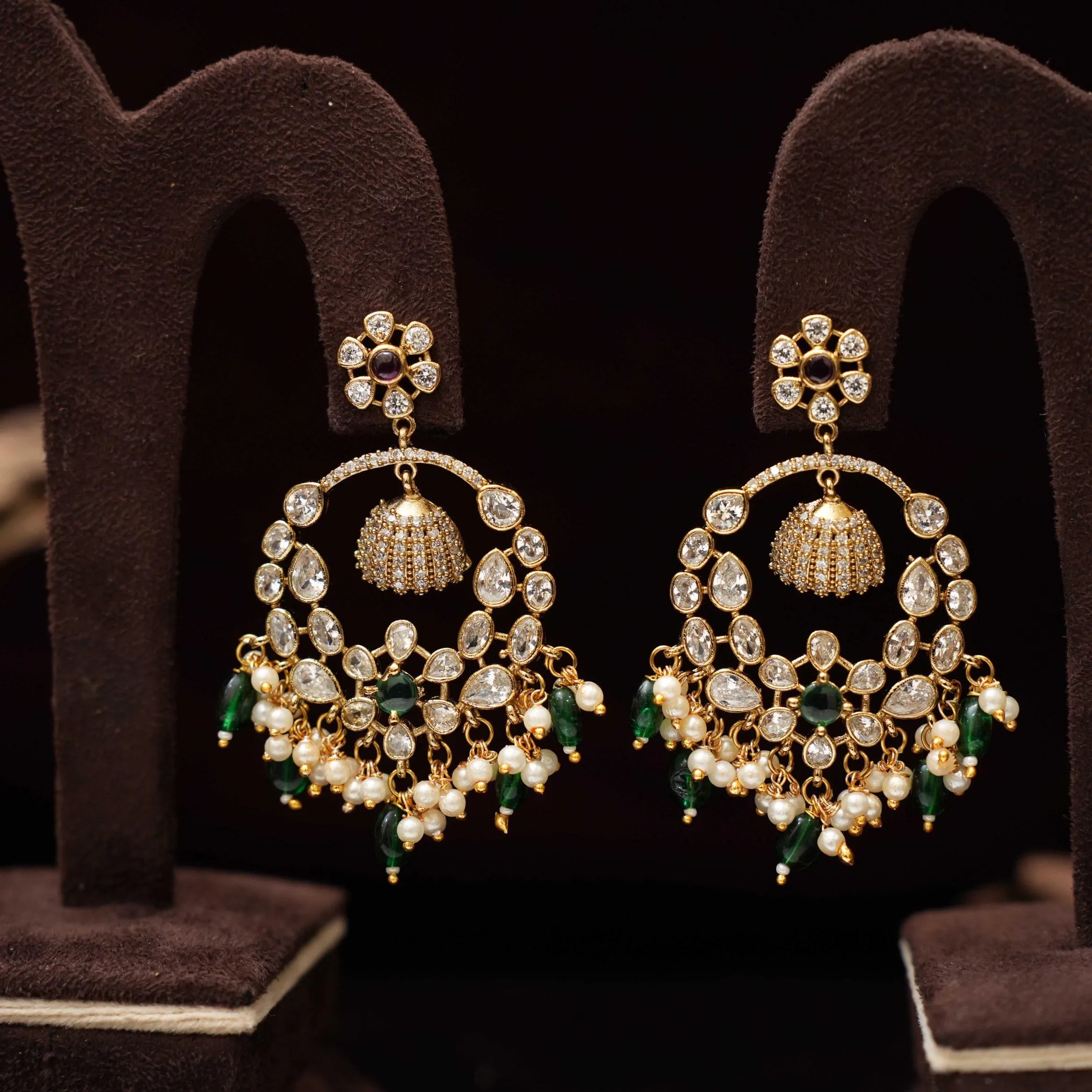 Uma Victorian Chandbali Earrings