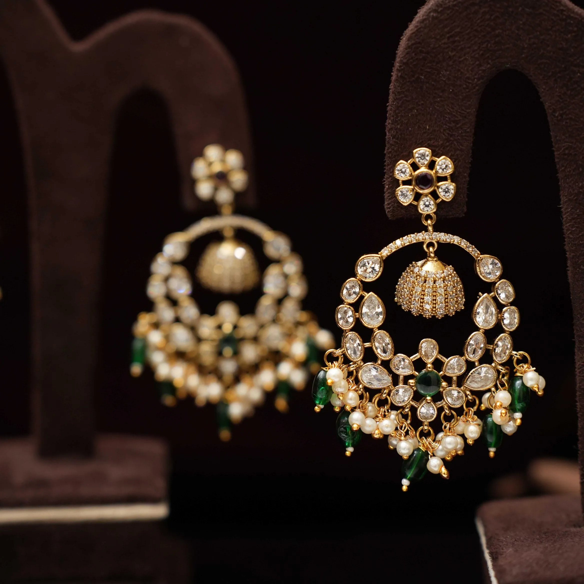 Uma Victorian Chandbali Earrings