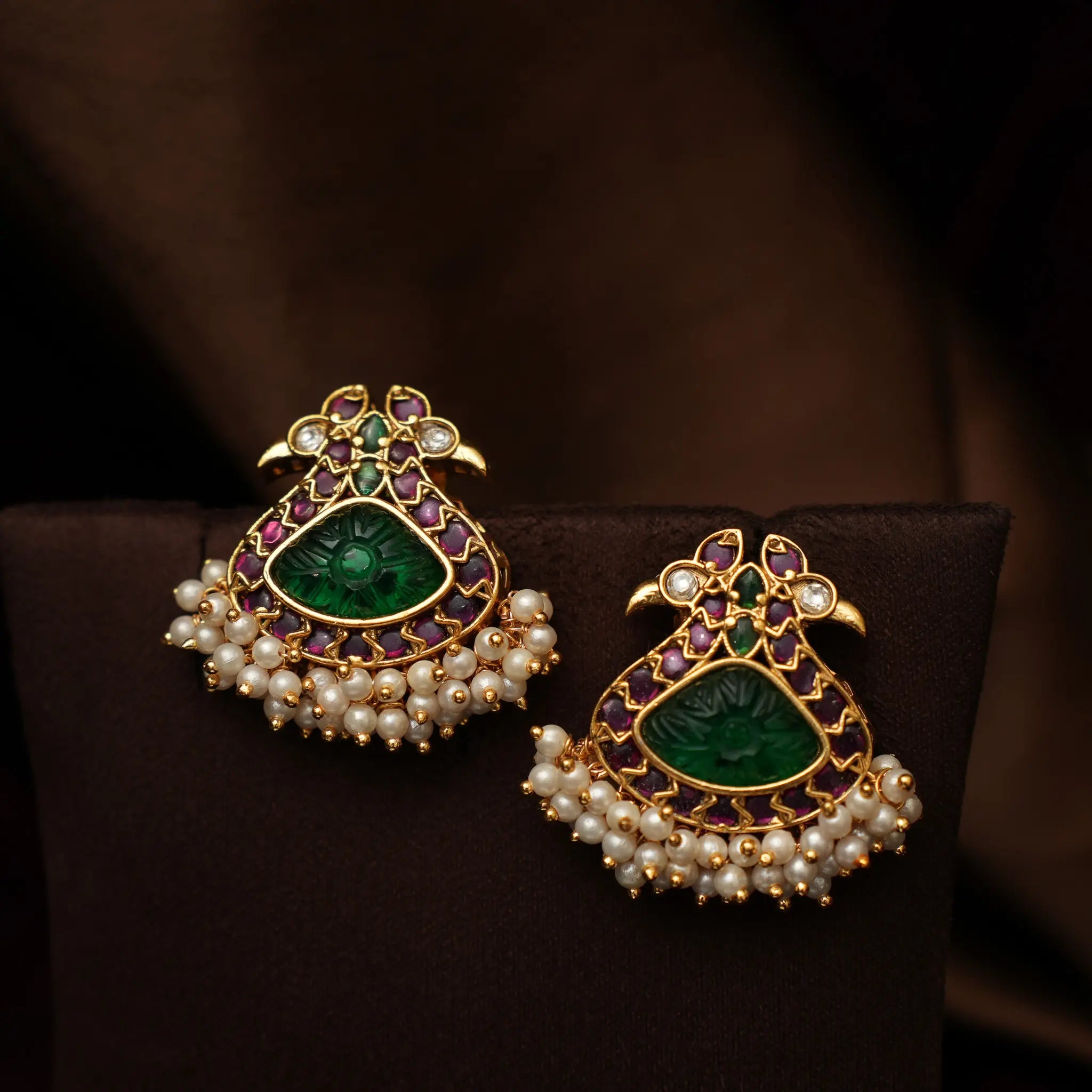 Unnati Beaded Polki Necklace