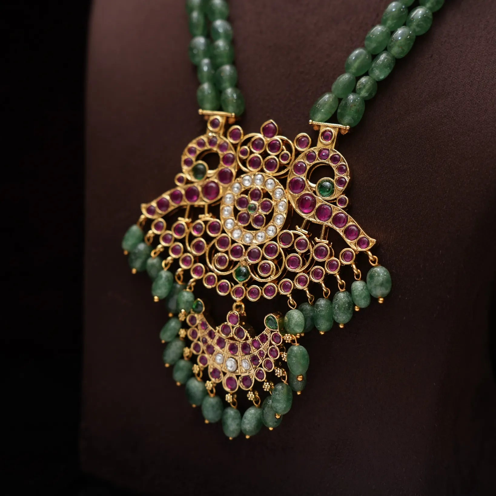 Ushita Statement Beaded Necklace