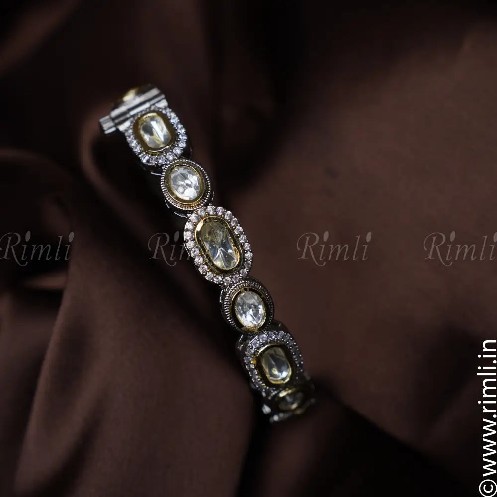 VK Victorian Kundan Bangle - Single - Rimli Boutique