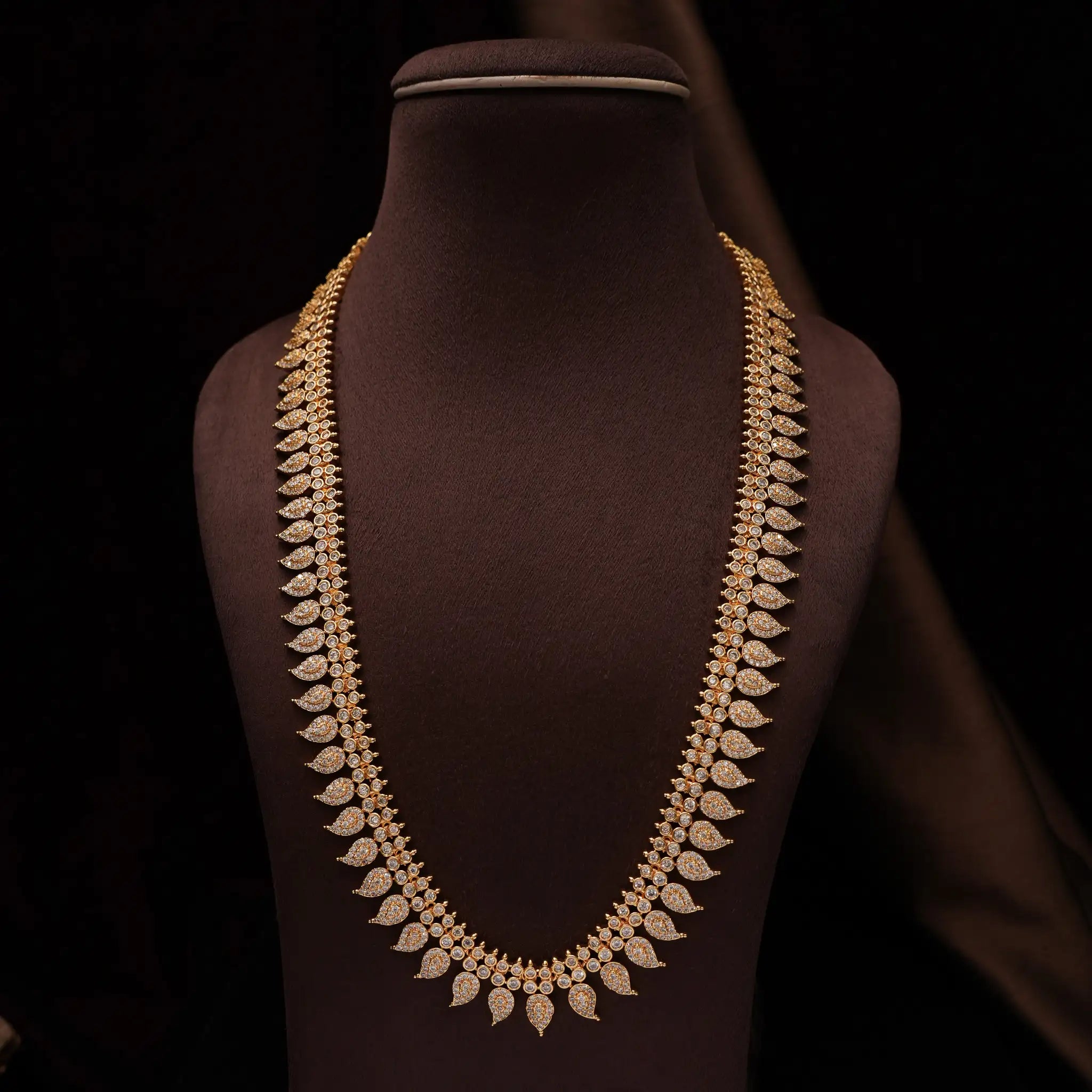 Vaanika Zircon Mango Necklace - Nia