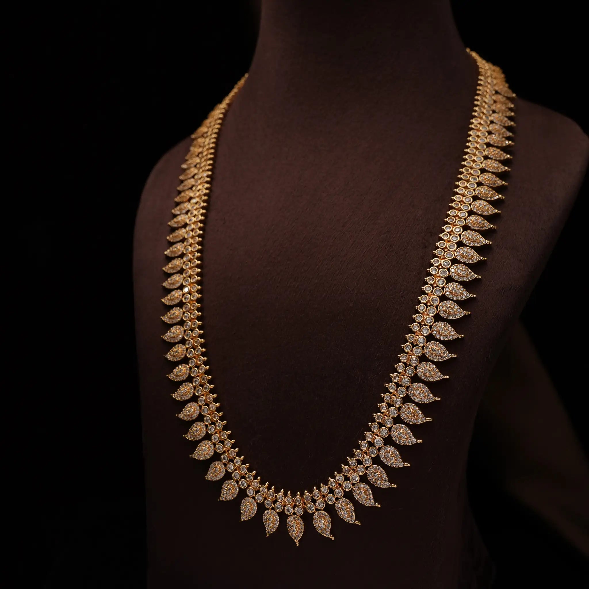 Vaanika Zircon Mango Necklace - Nia