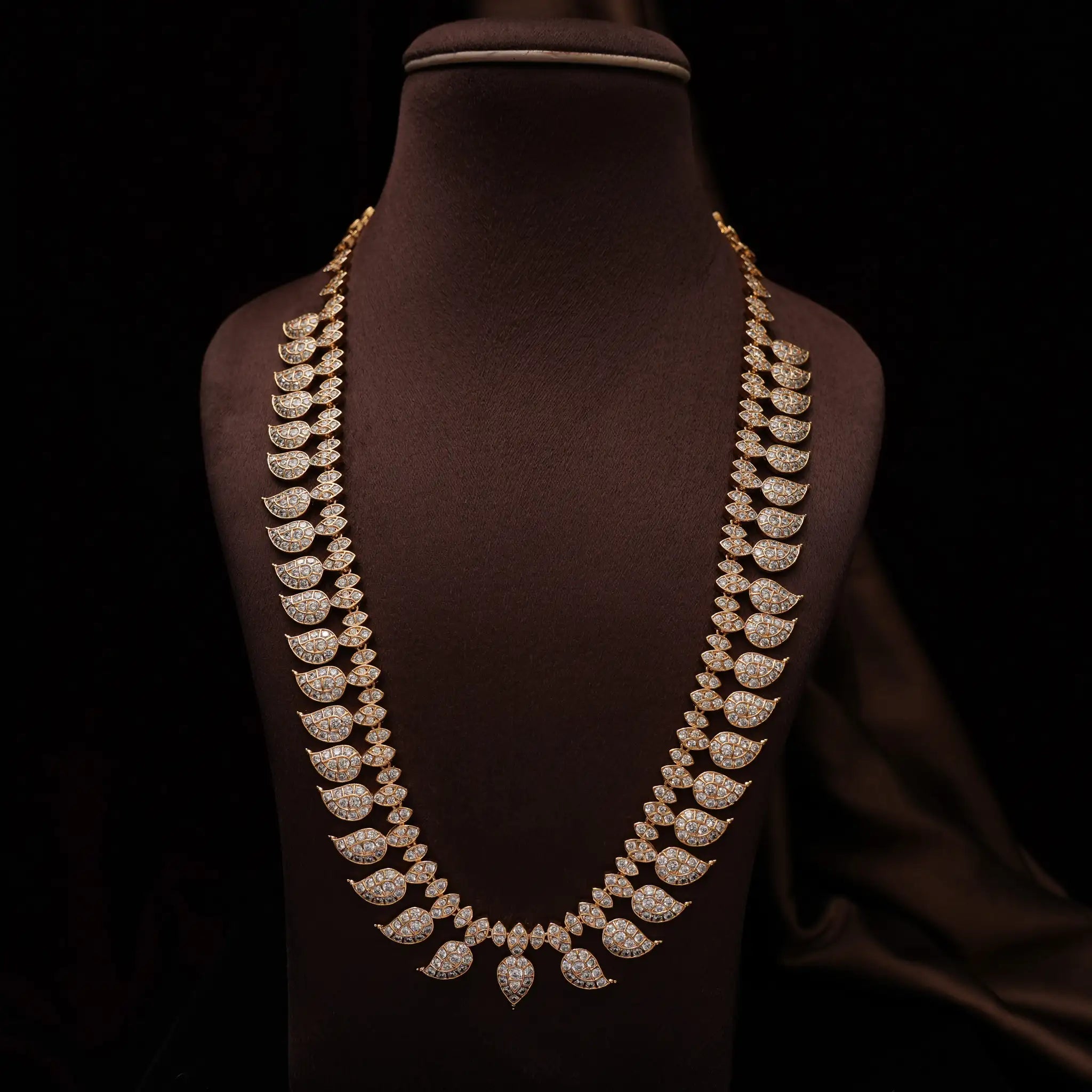 Vaanika Zircon Mango Necklace - Zuri