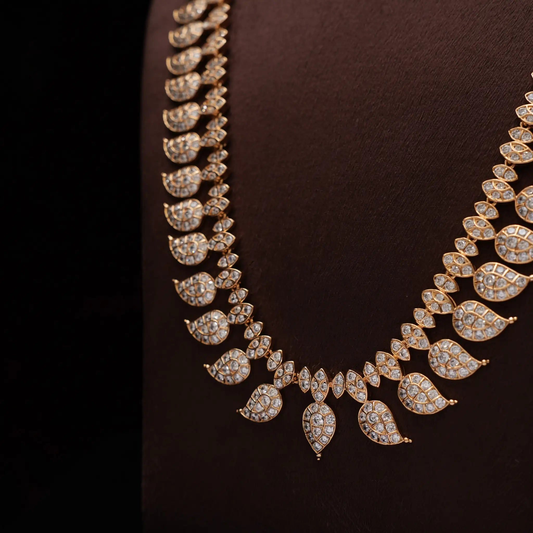Vaanika Zircon Mango Necklace - Zuri