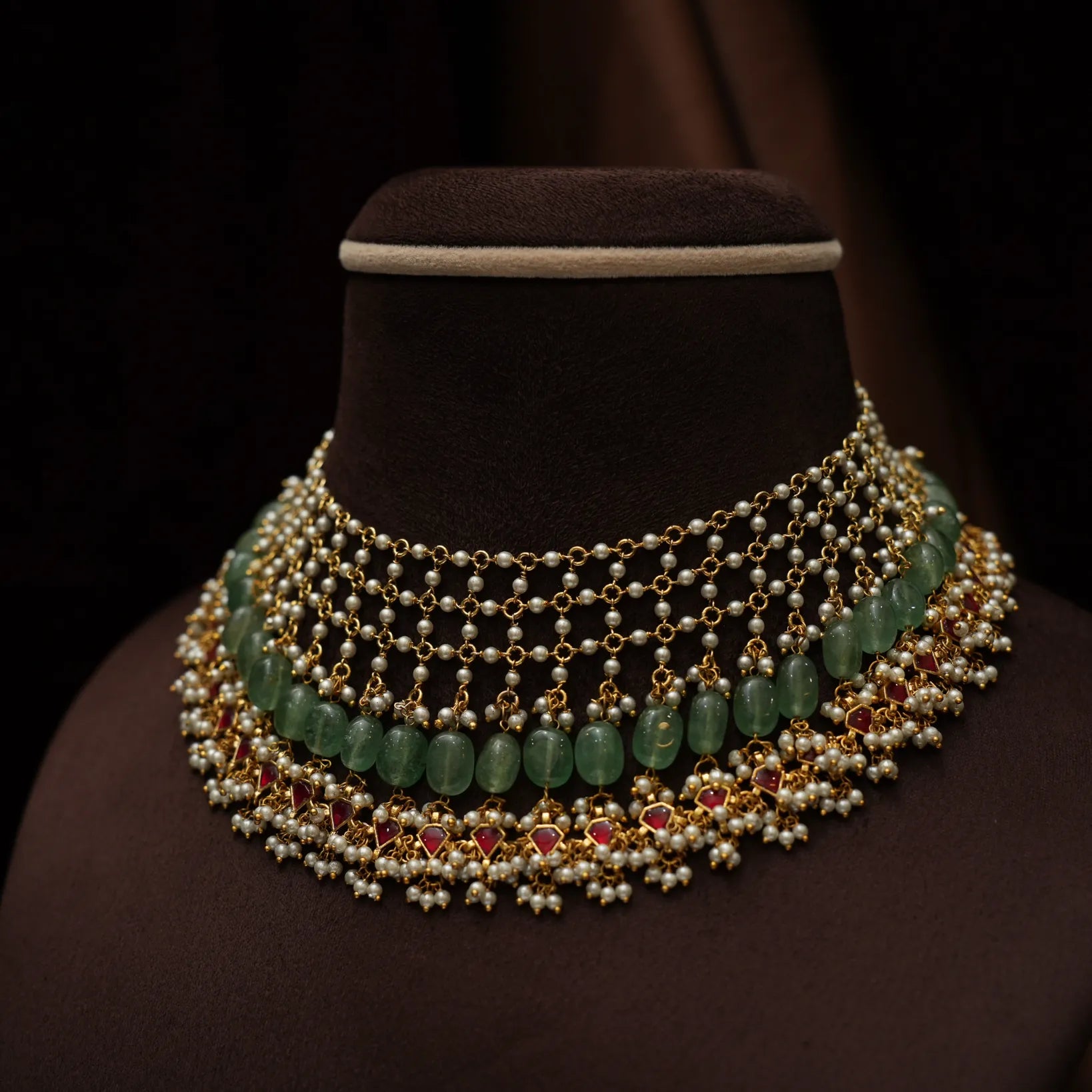 Vadanya Pearl Polki Necklace