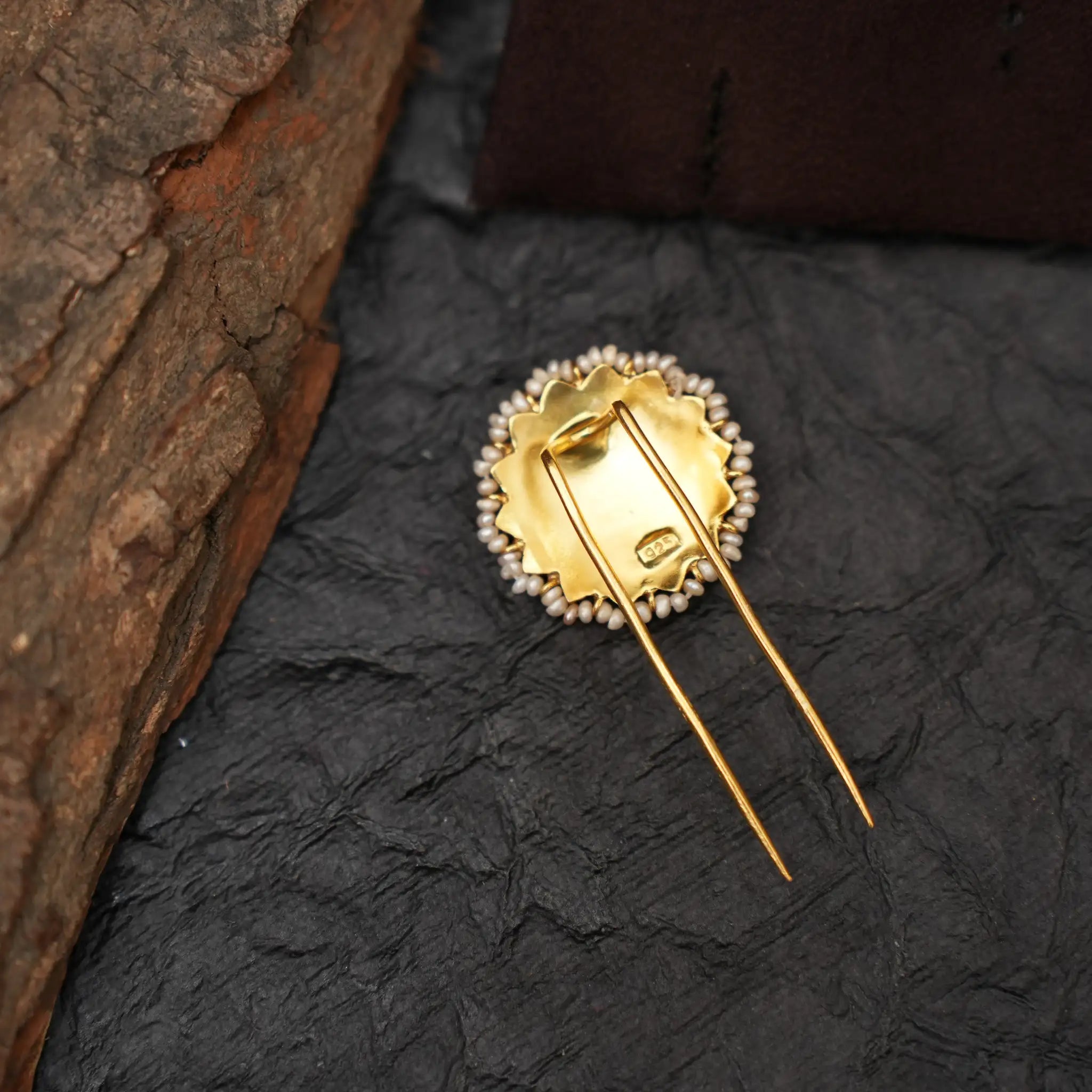 Vanita Silver Hair Pin