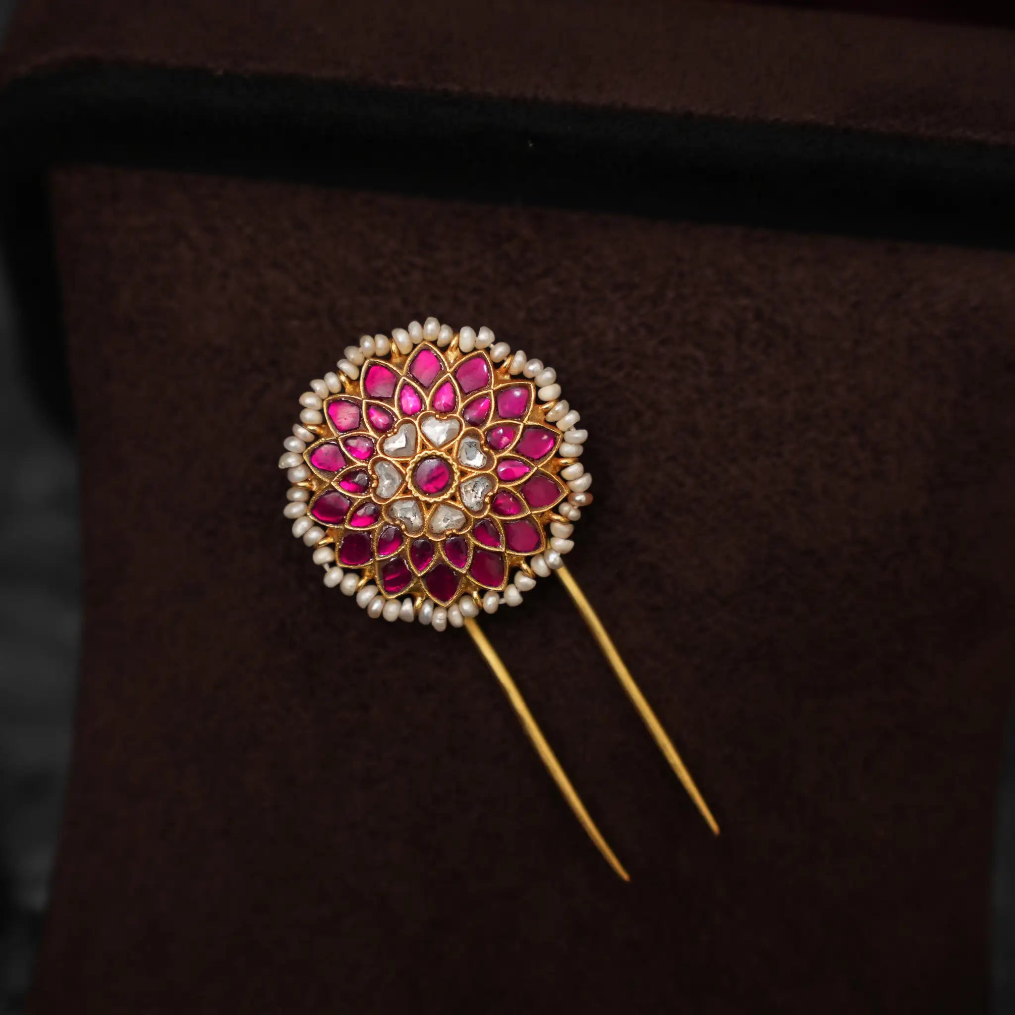 Vanita Silver Hair Pin