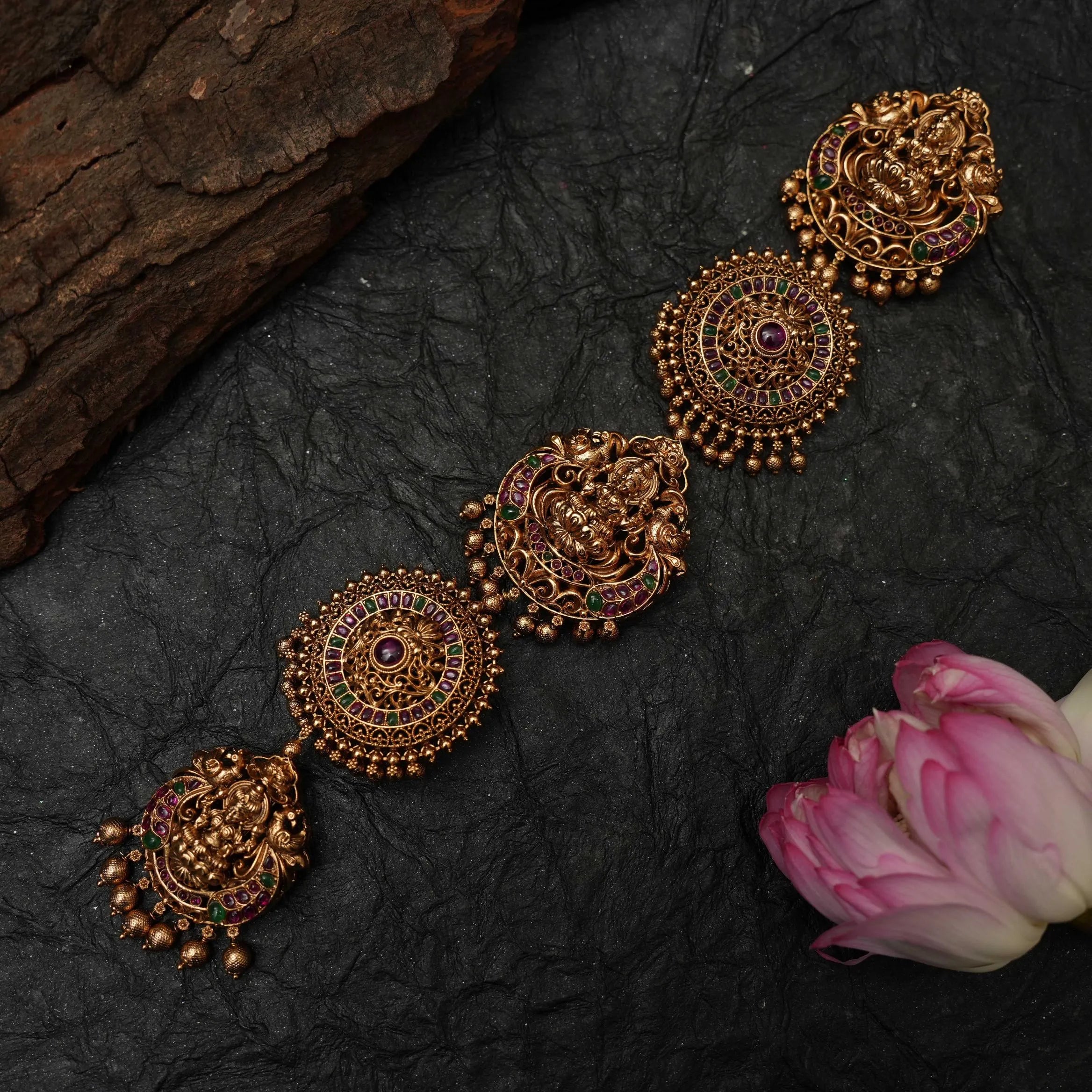 Varidhi Antique Jada Billai/ Hair Brooch