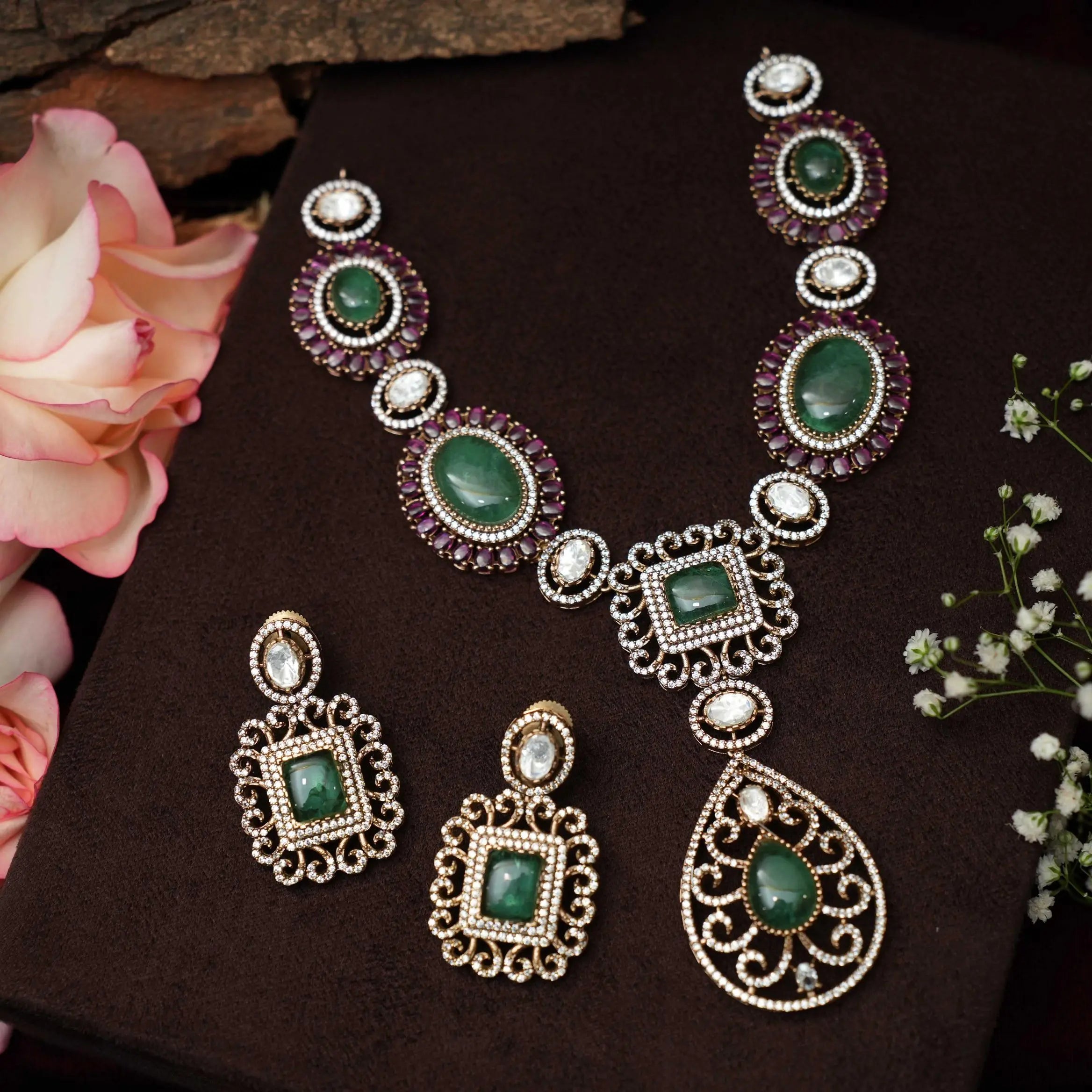 Varshika Polki Necklace