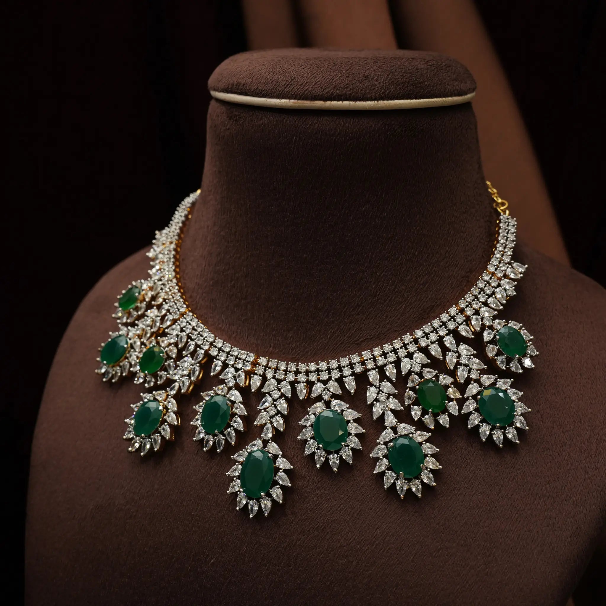 Vasanthi Zircon Necklace