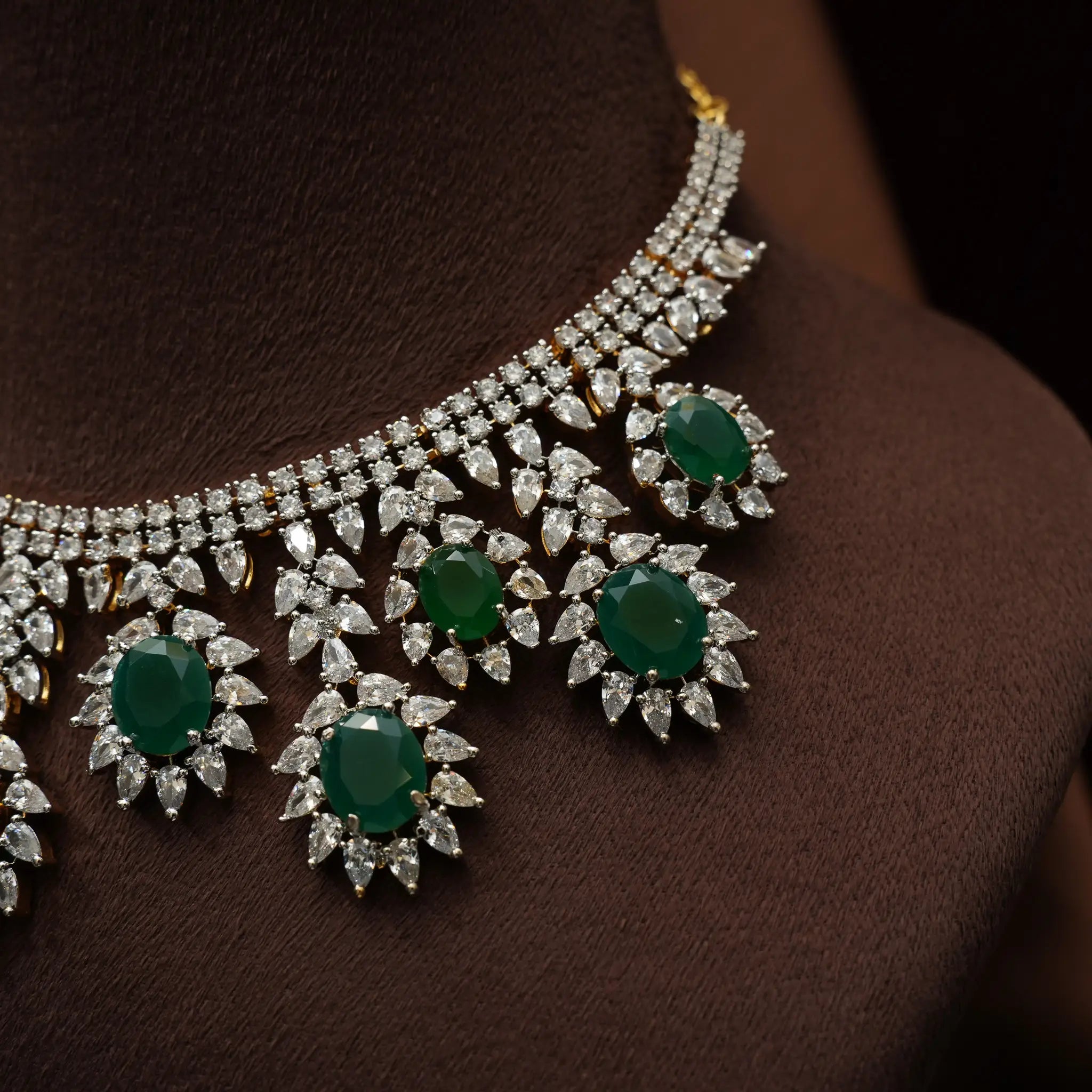 Vasanthi Zircon Necklace