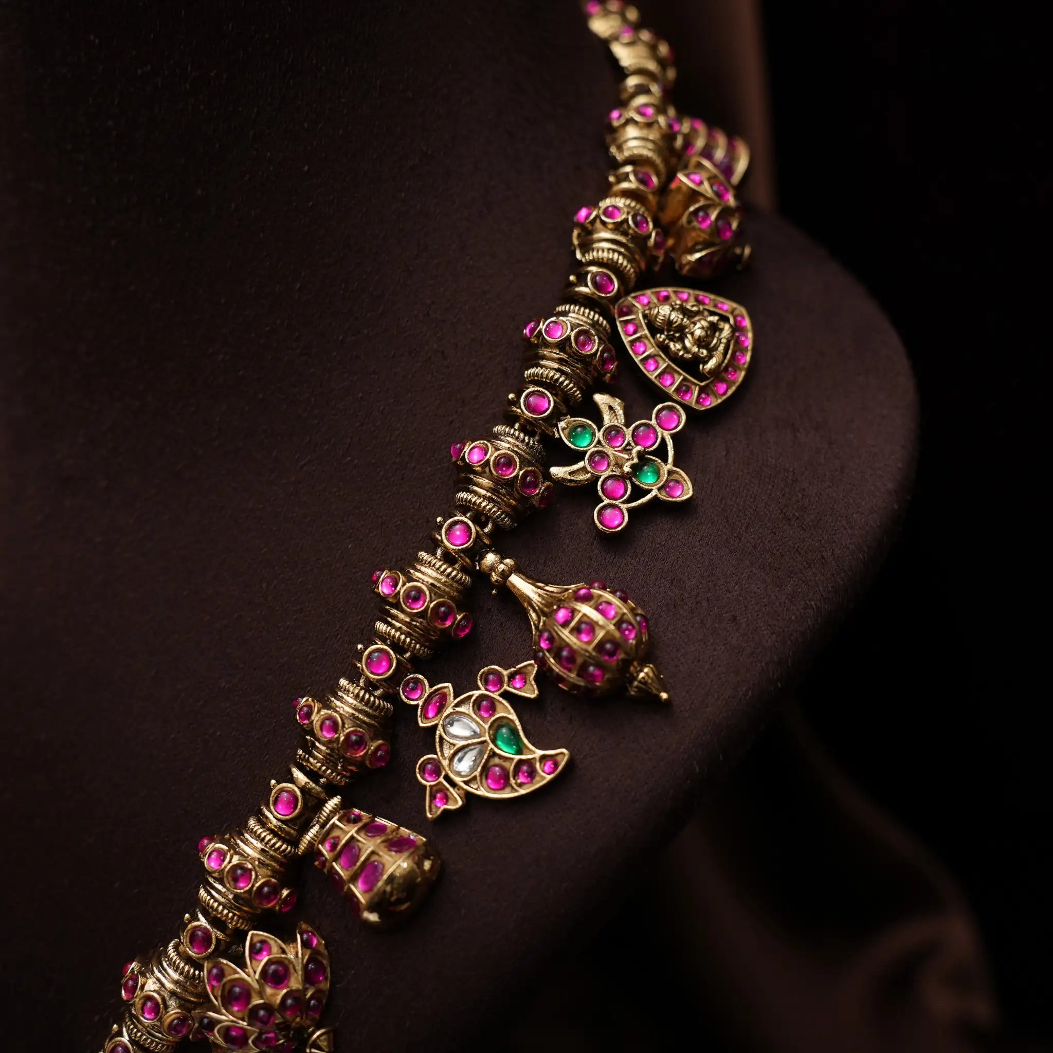 Vasudha Statement Necklace - Long