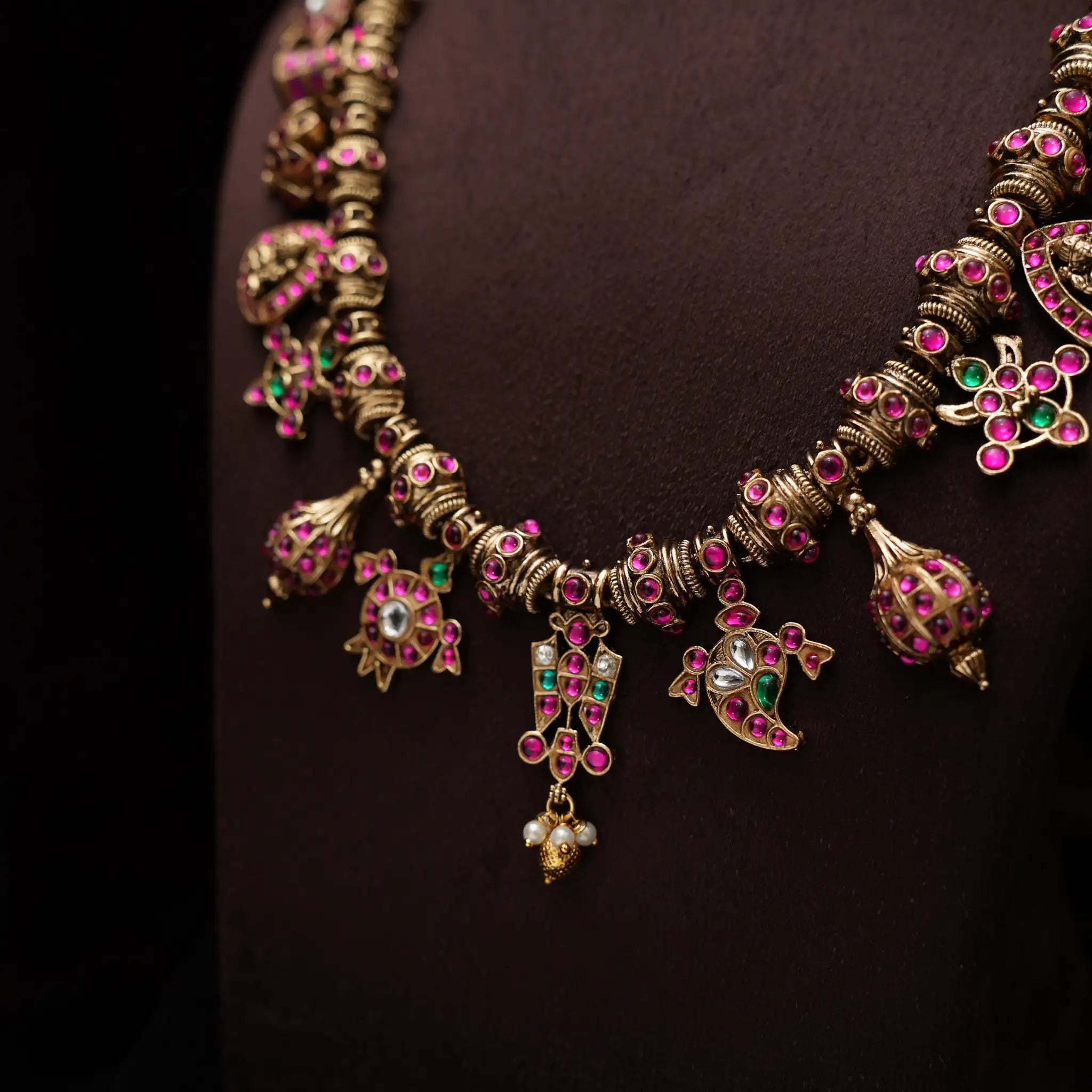 Vasudha Statement Necklace - Long