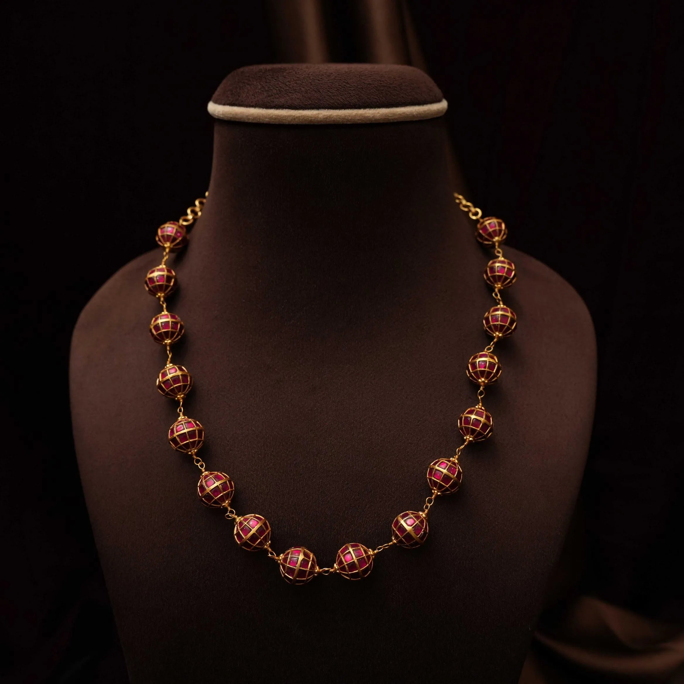 Veida Silver Beaded Necklace - Nova