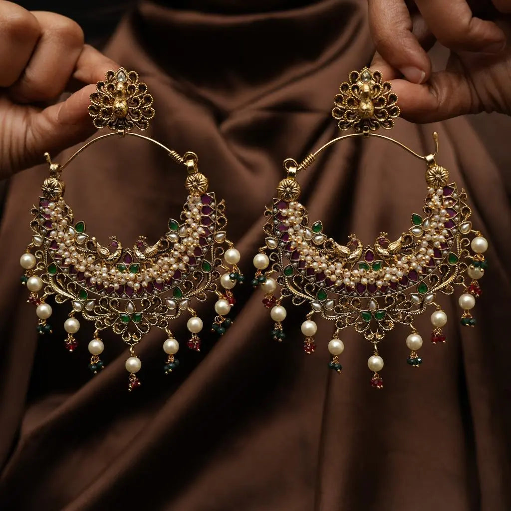 Vibha Chandbali Earrings