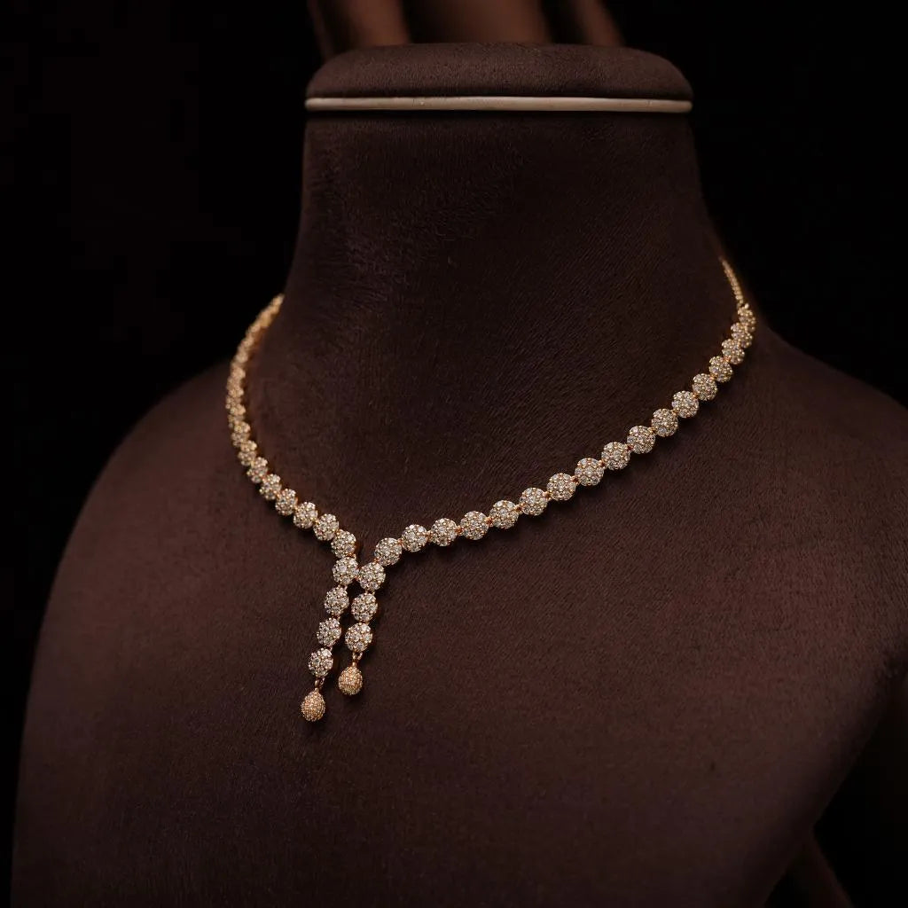 Vidhatri Zircon Necklace