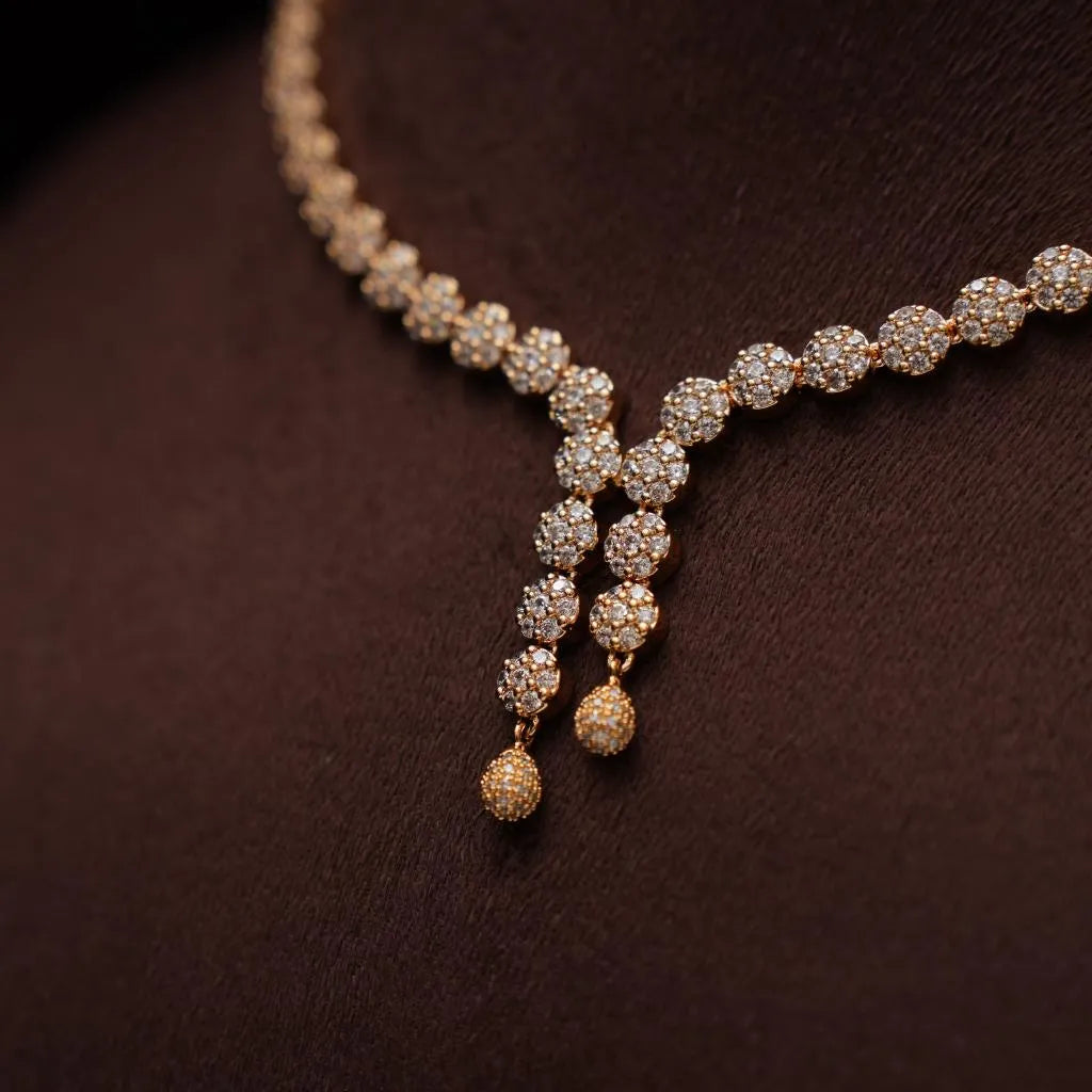 Vidhatri Zircon Necklace