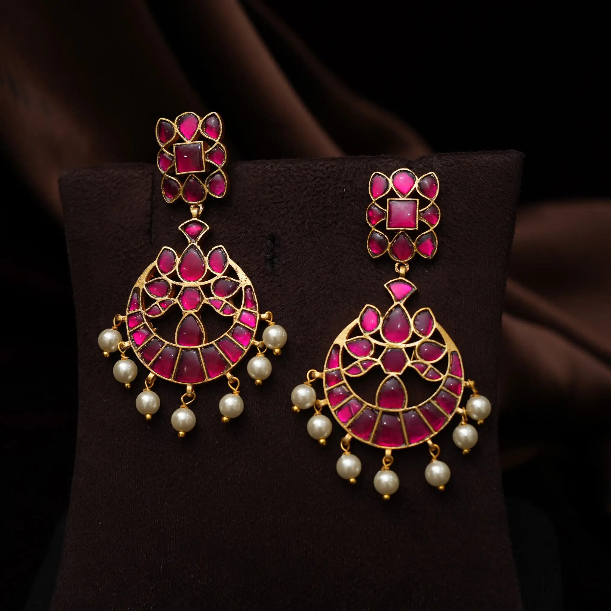 Vihanika Polki Necklace - Red