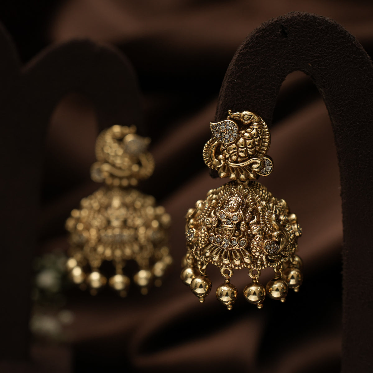 Vishnumaya Antique Jhumka Earrings