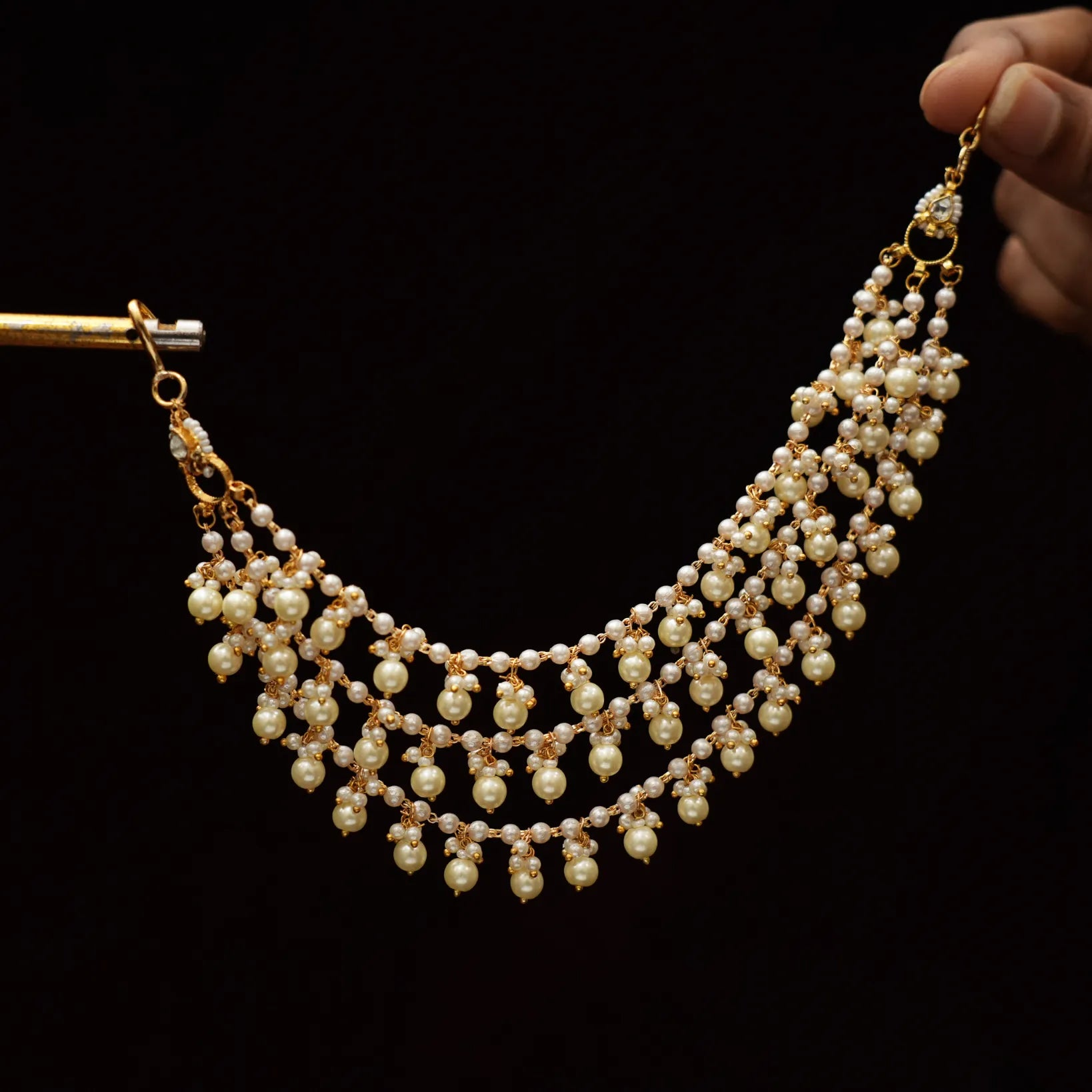 Vivan Polki Ear Chain - Ira