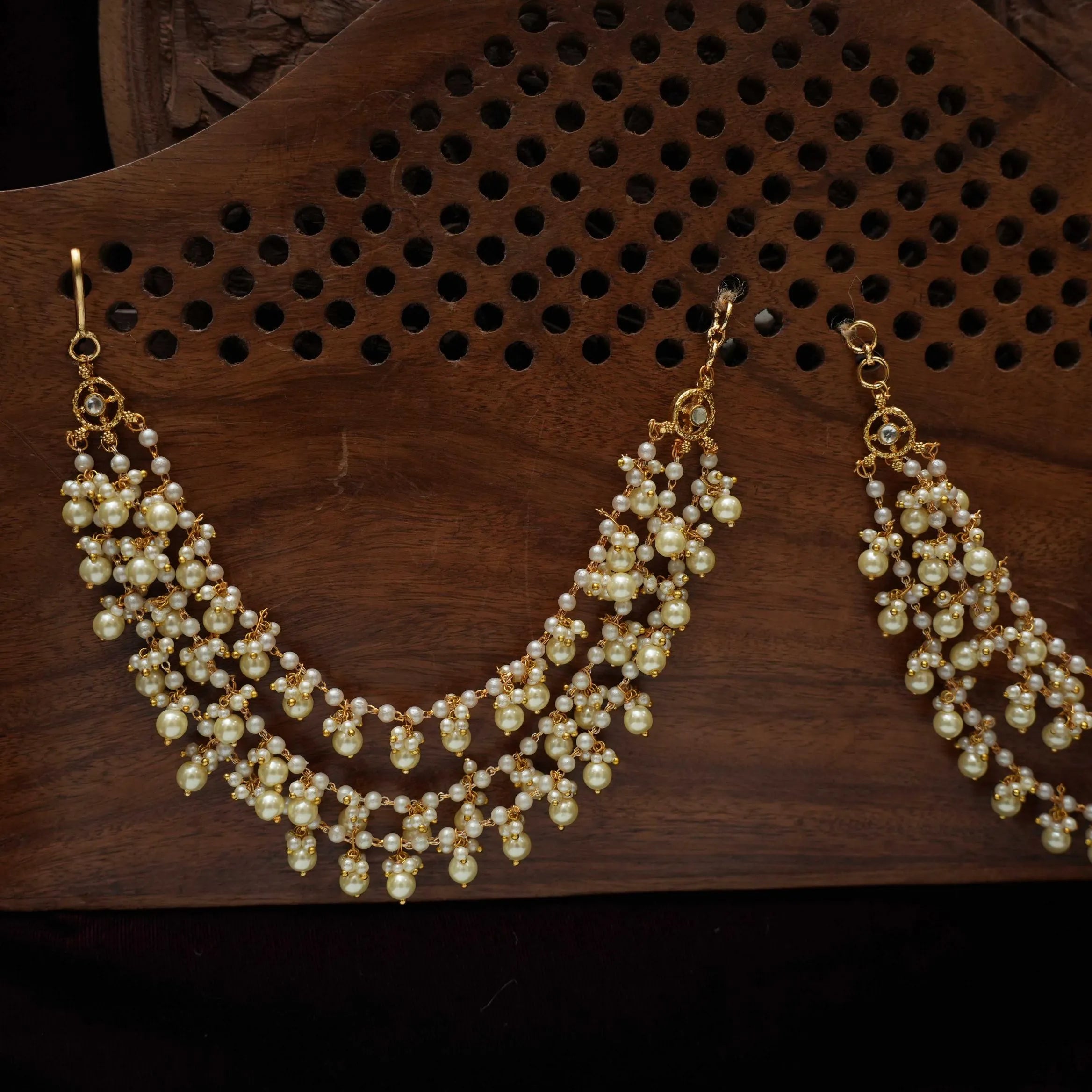 Vivan Polki Ear Chain - Lala