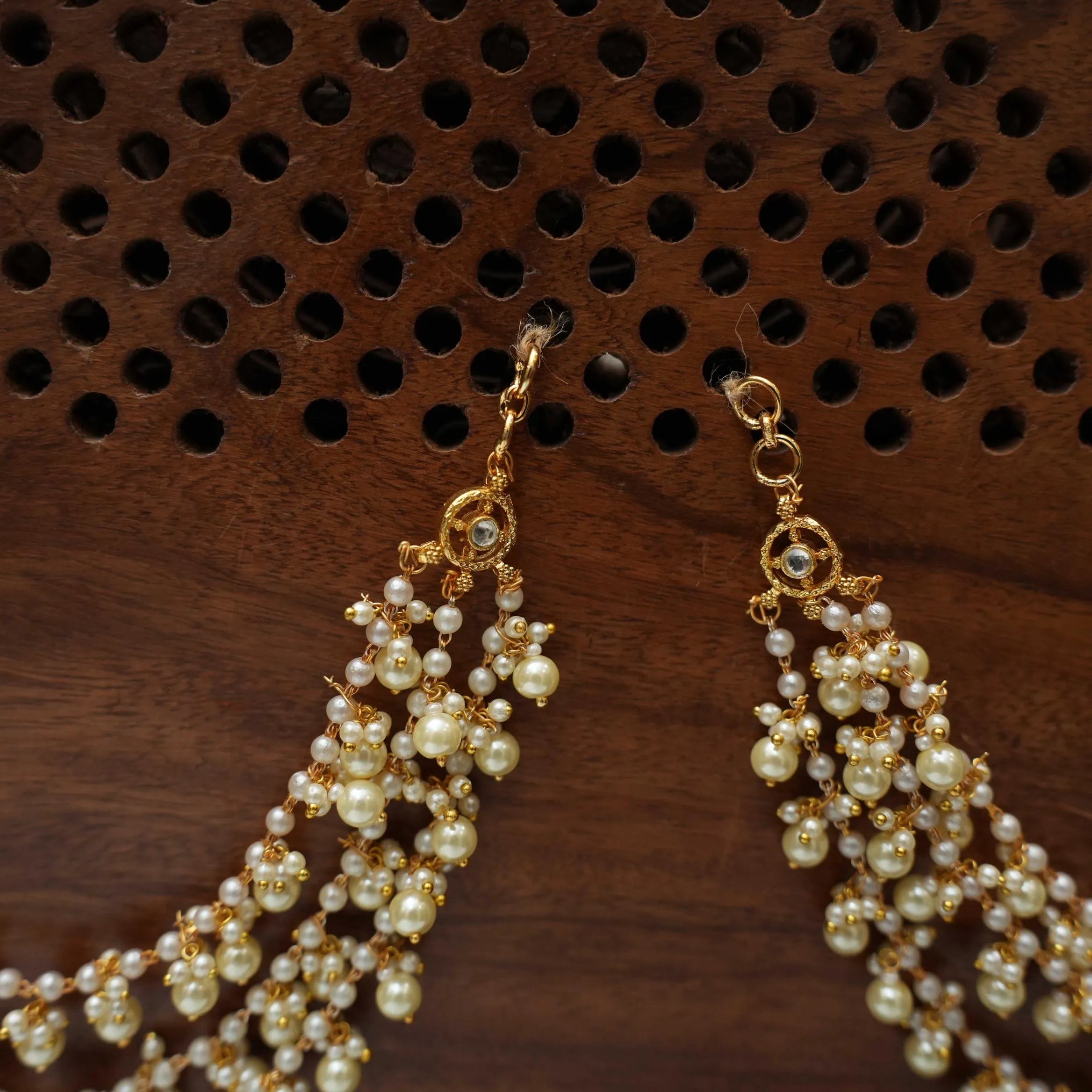 Vivan Polki Ear Chain - Lala