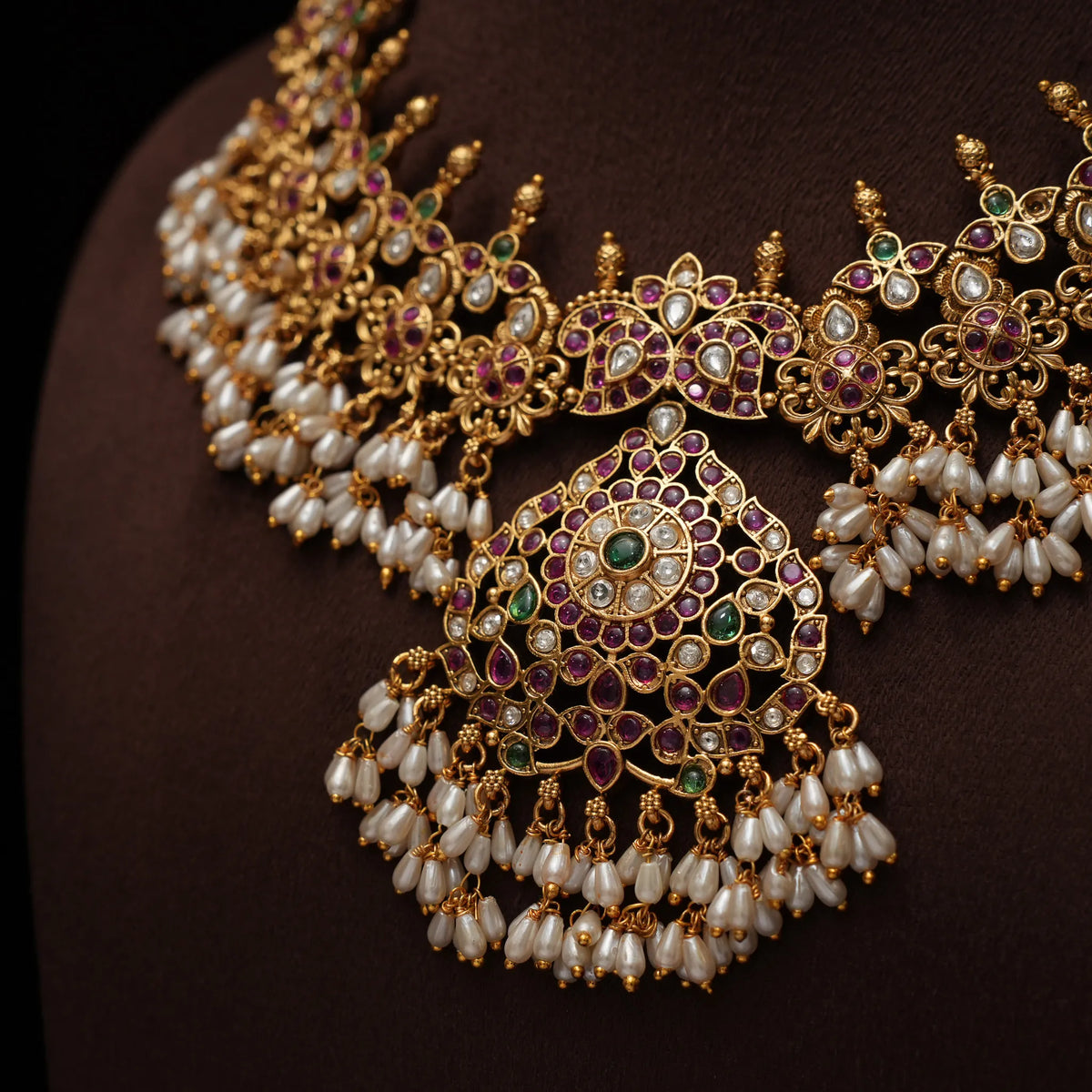 Vrishtik Guttupusulu Necklace - Short