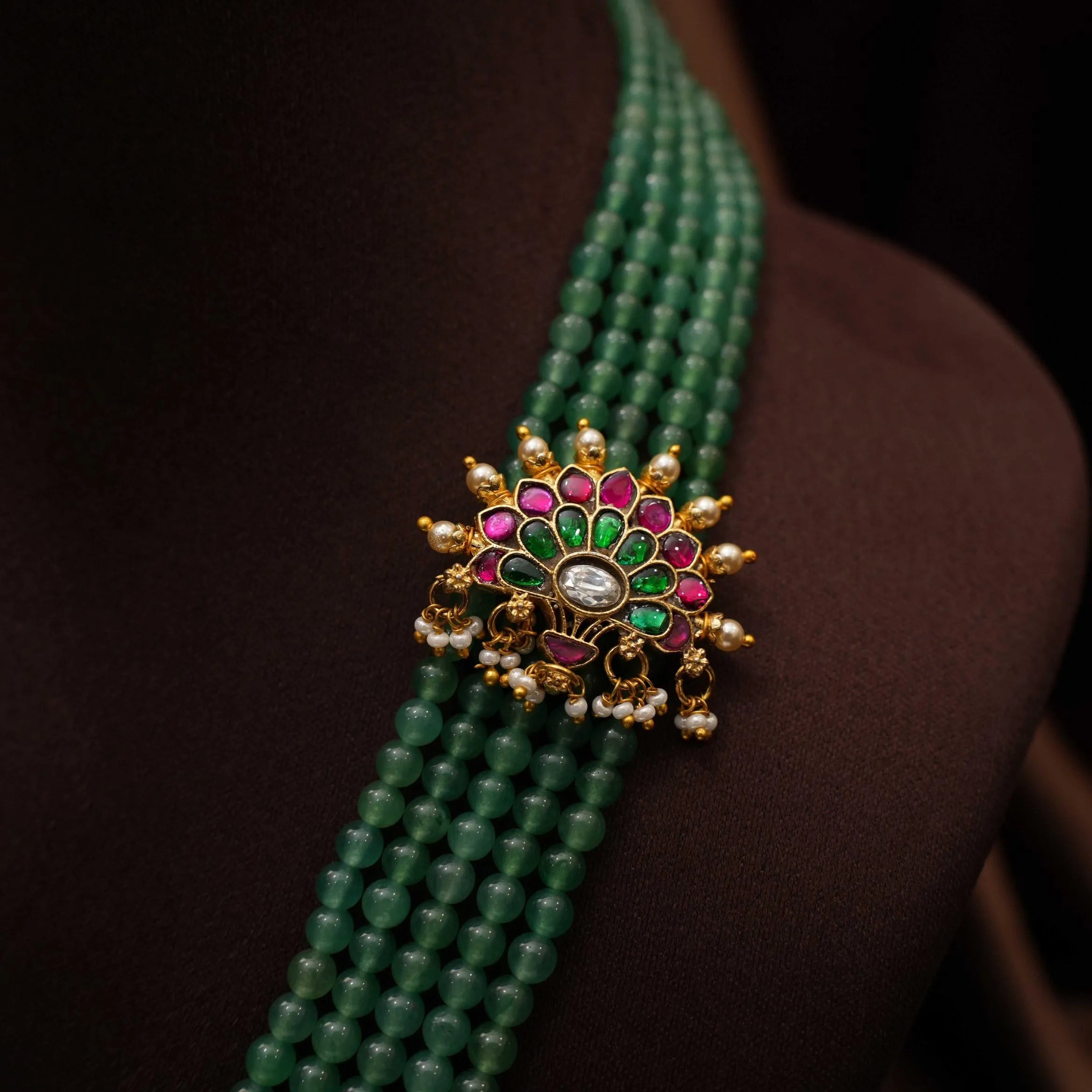 Wricha Antique Beaded Necklace