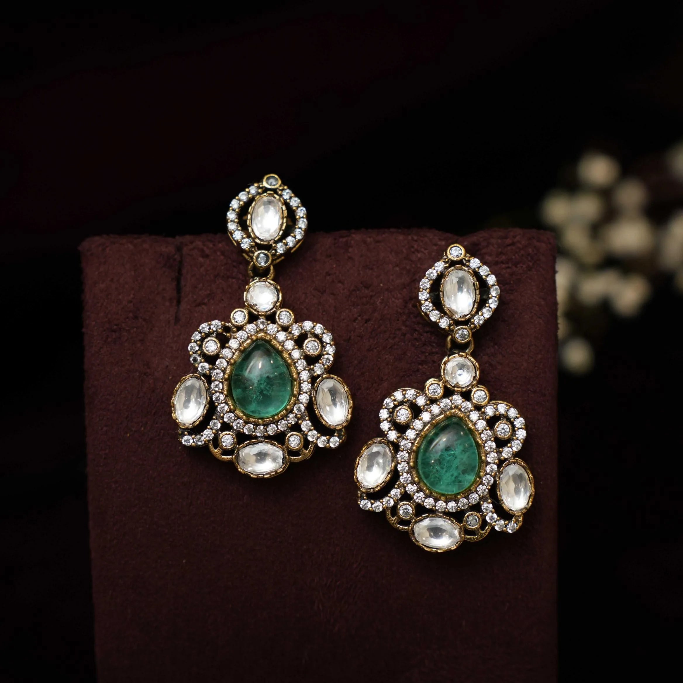 Yashvi Victorian Polki Earrings