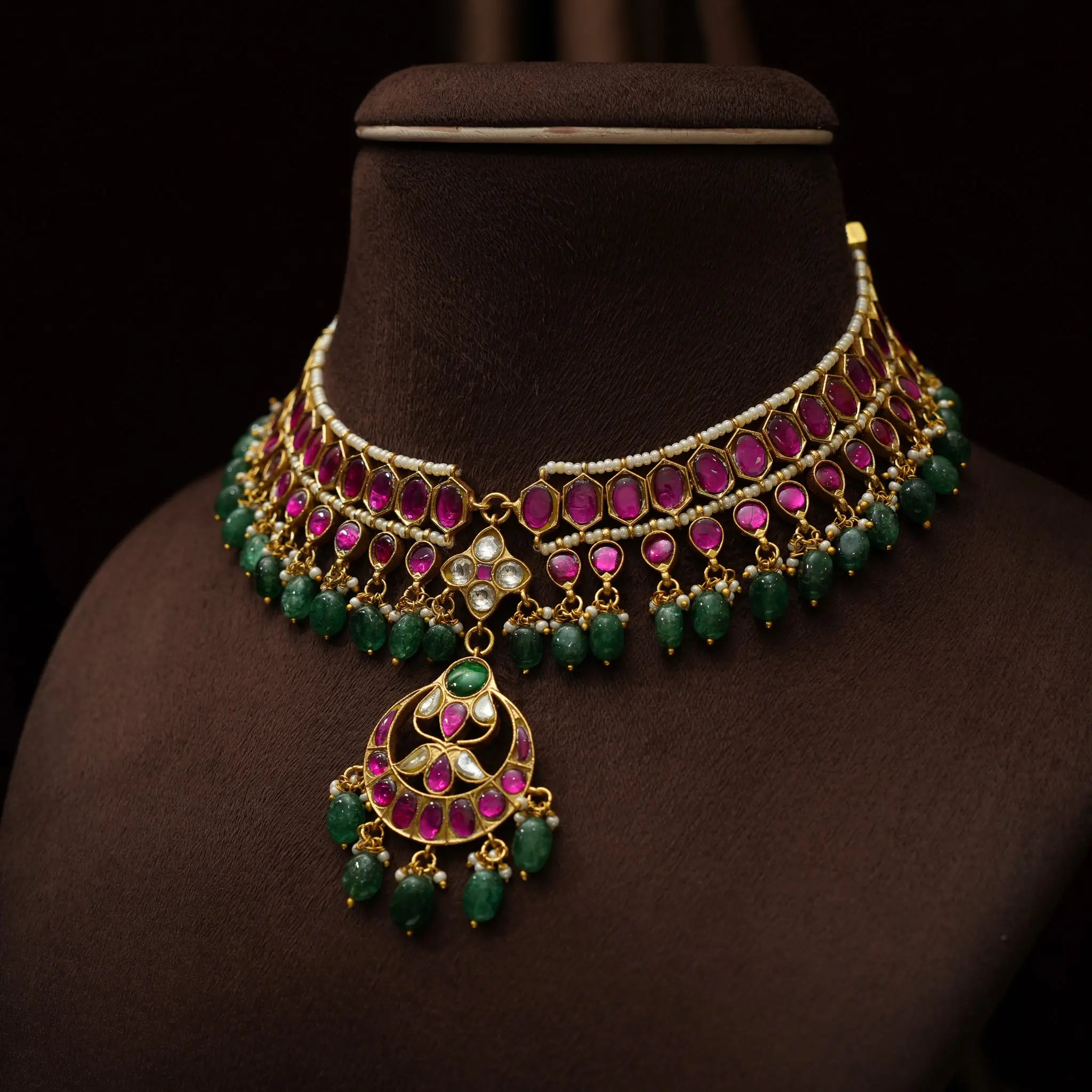 Yogini Polki Choker - Malini