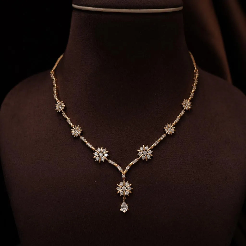 Yuvika Zircon Necklace