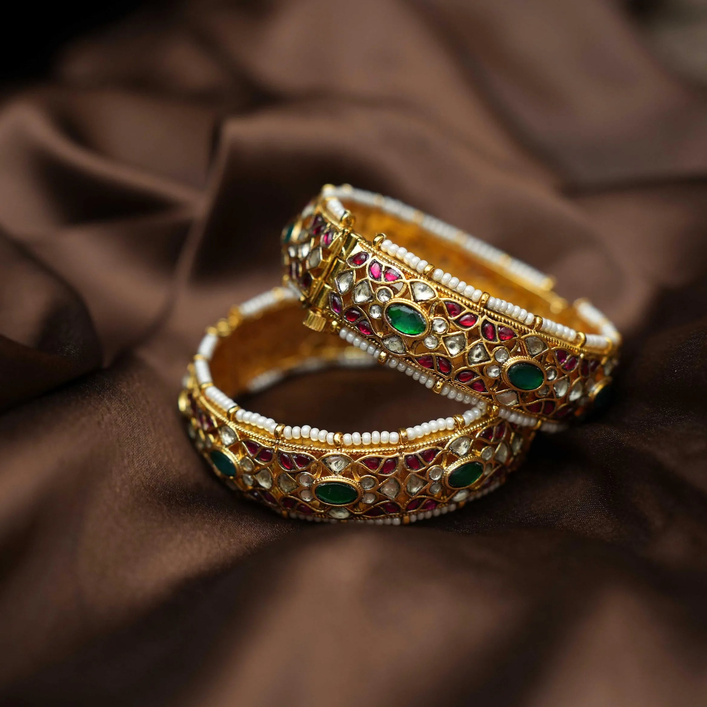 Zarela Polki Bangles