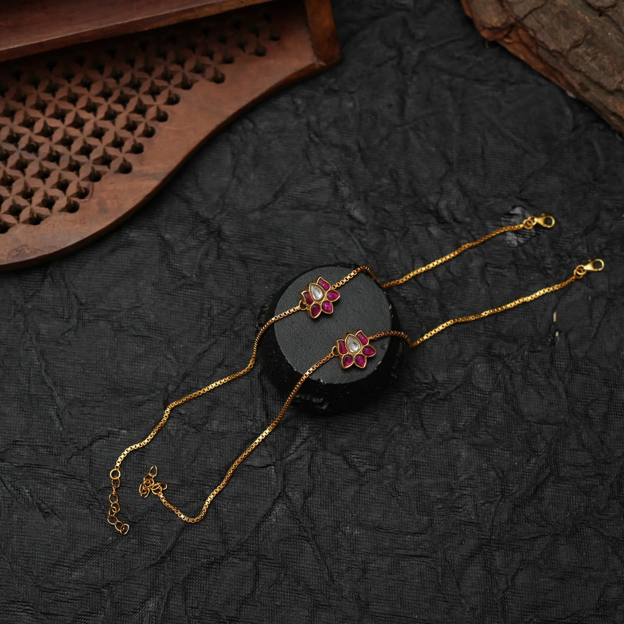 Zarina Silver Anklets