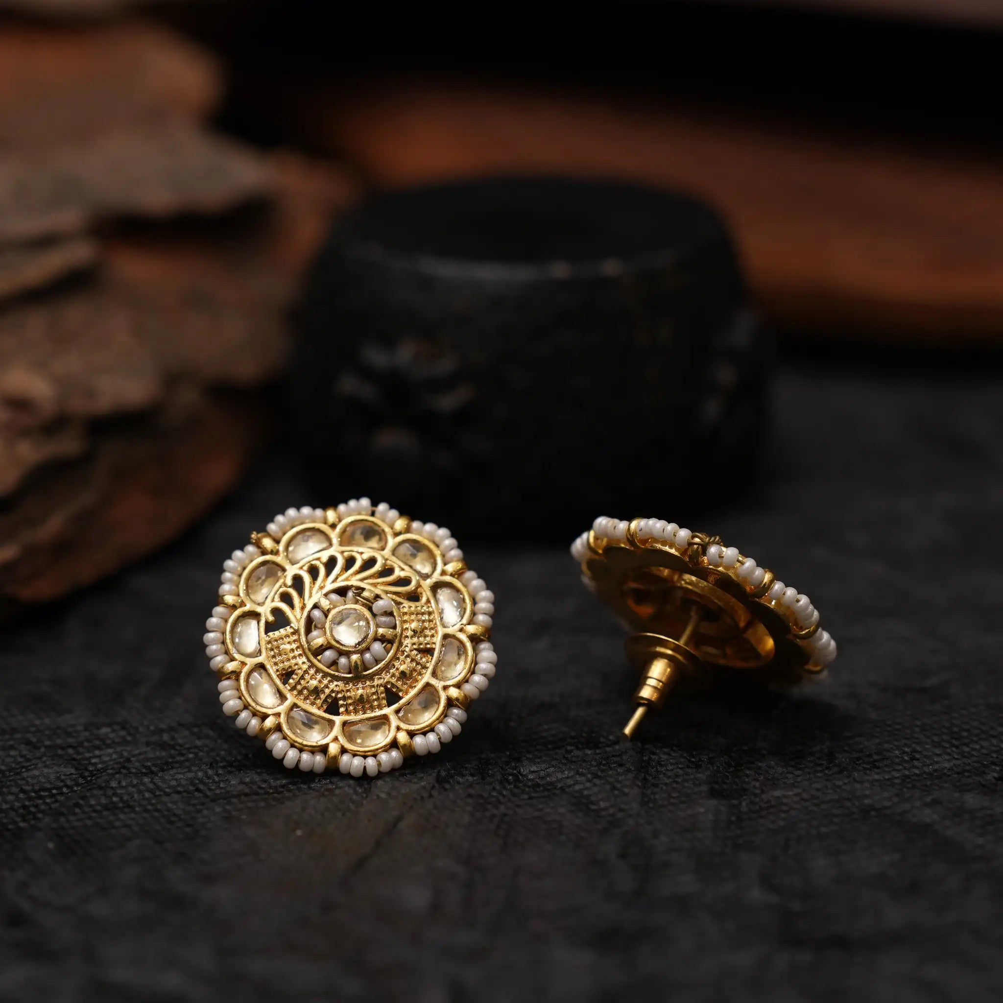 Ziva Polki Ear Stud