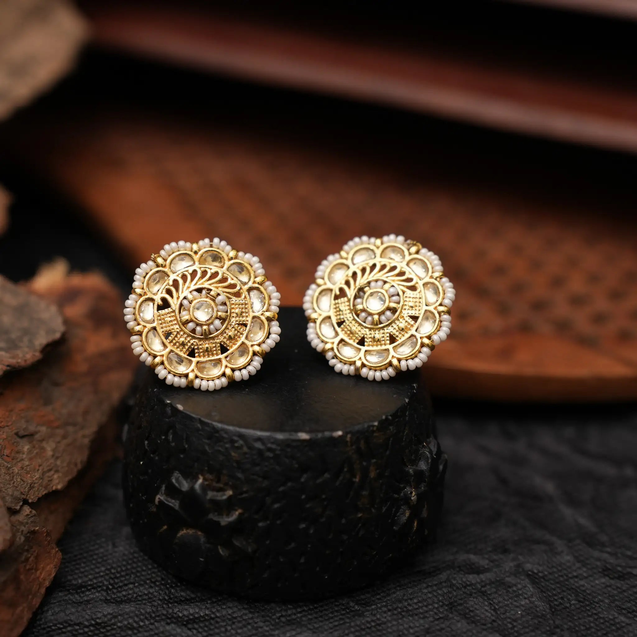 Ziva Polki Ear Stud