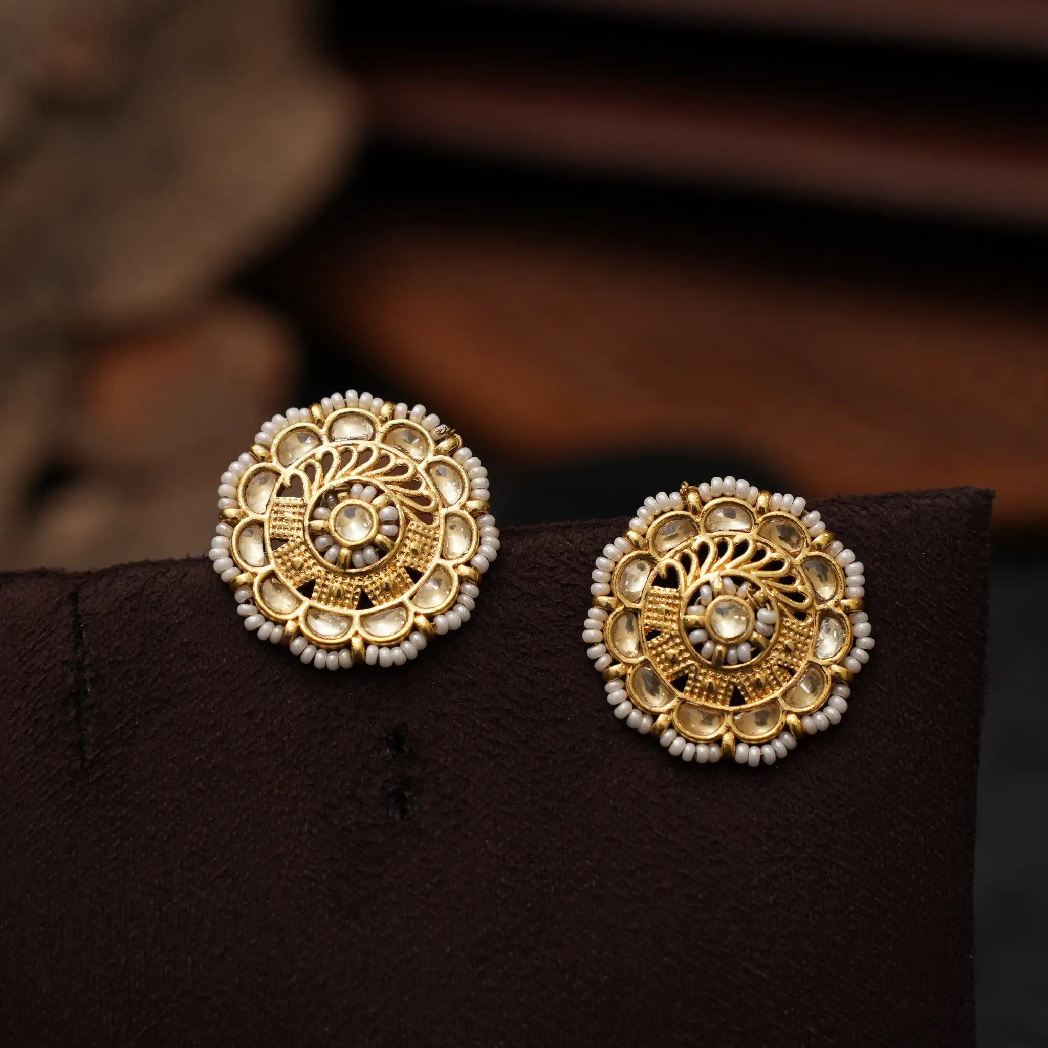 Ziva Polki Ear Stud
