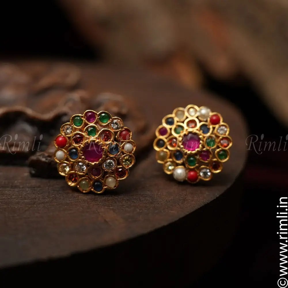 Anika Silver Ear Stud - Rimli Boutique