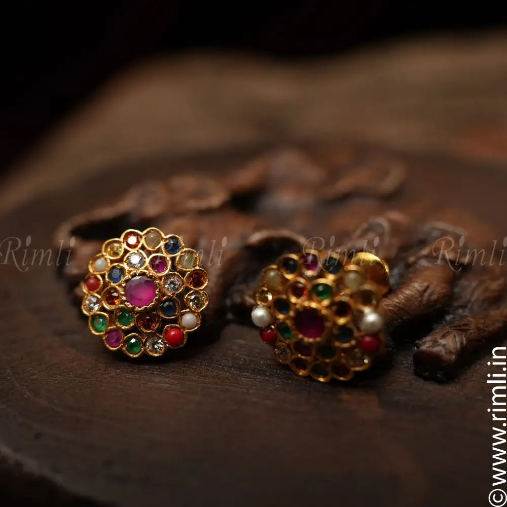 Anika Silver Ear Stud - Rimli Boutique