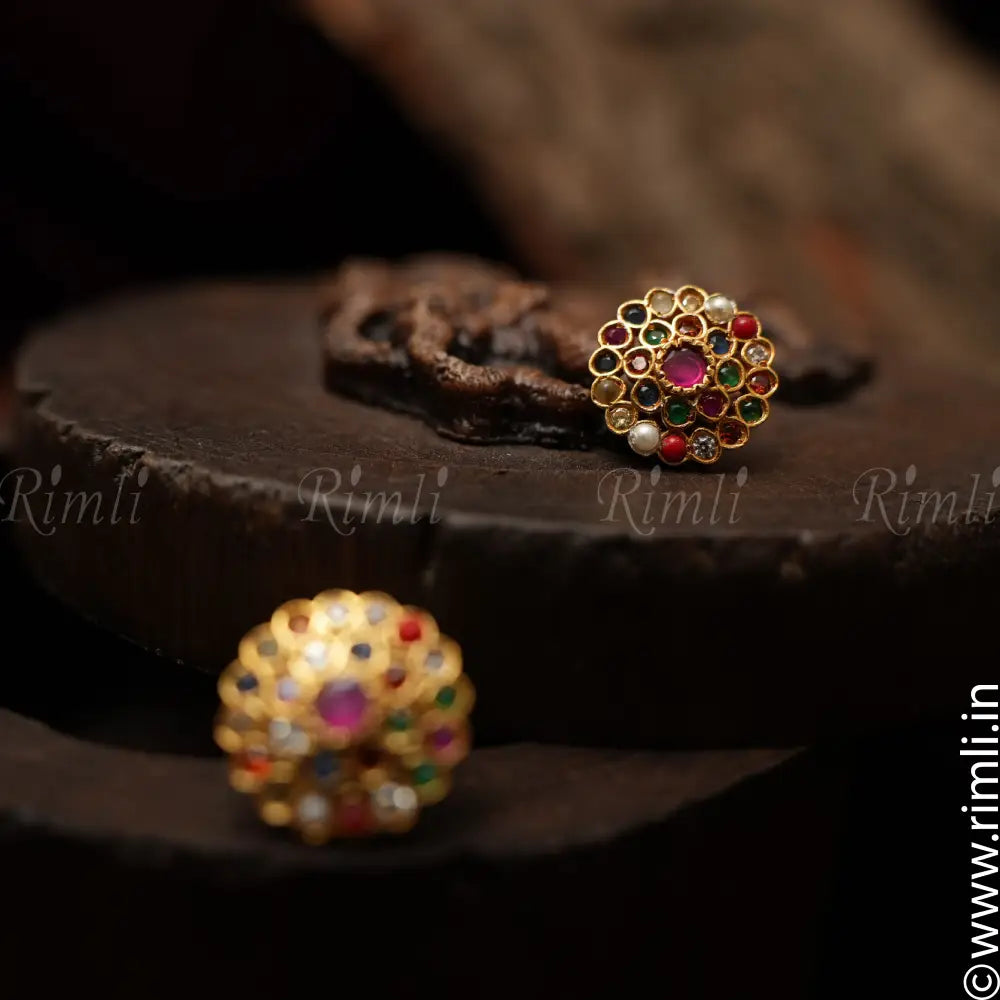 Anika Silver Ear Stud - Rimli Boutique