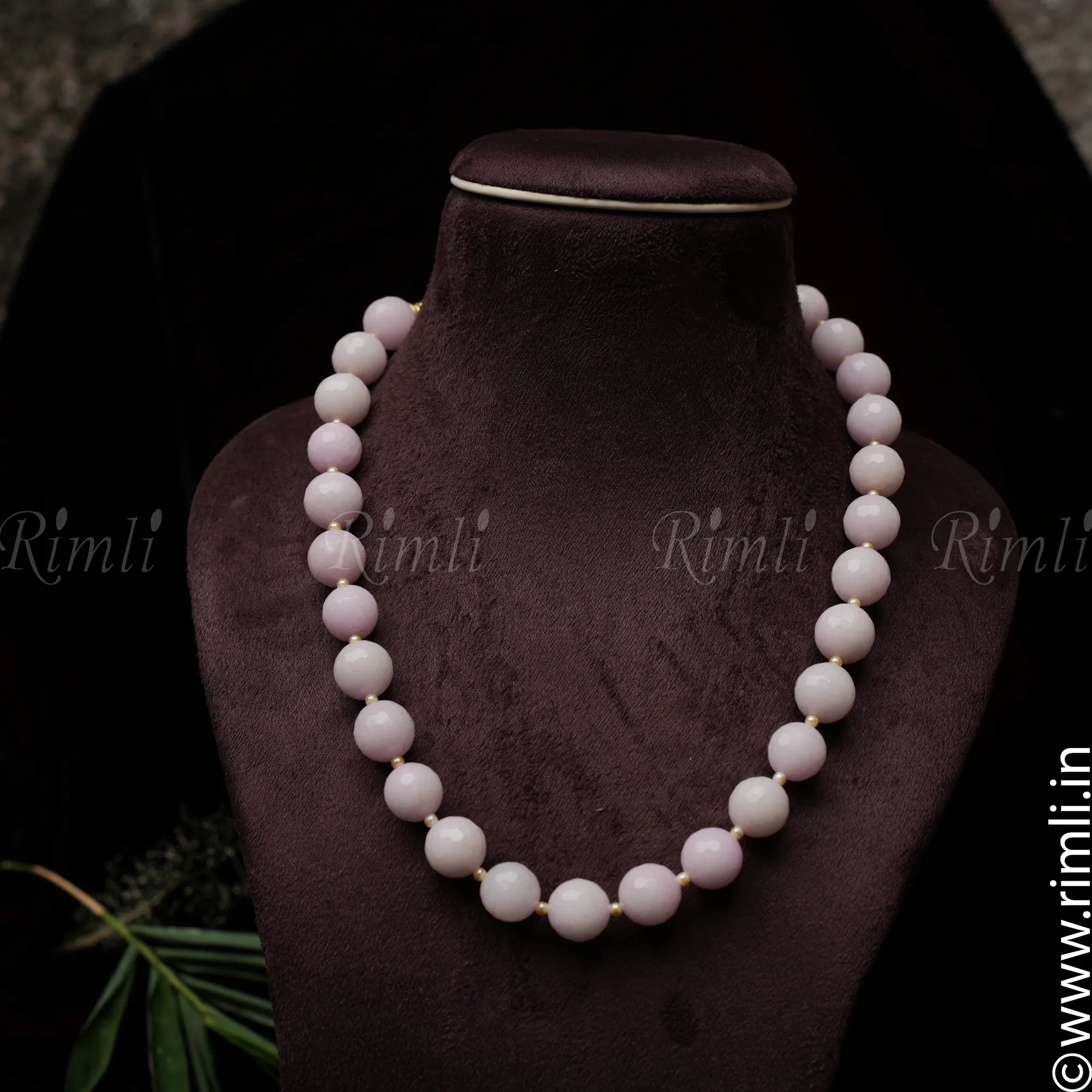 Beaded Pink Necklace - Rimli Boutique