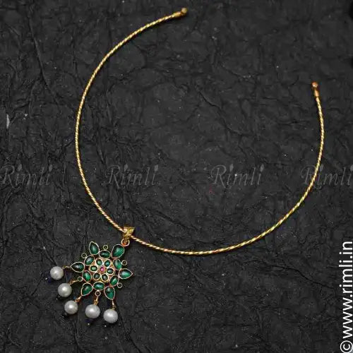 Chaitra Silver Reversible Necklace - Rimli Boutique