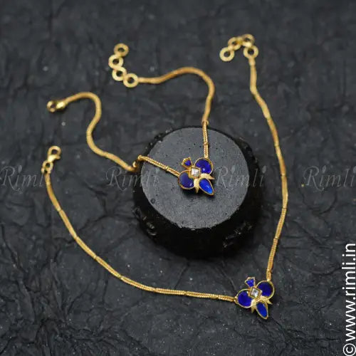 Hiranya Silver Anklets - Rimli Boutique