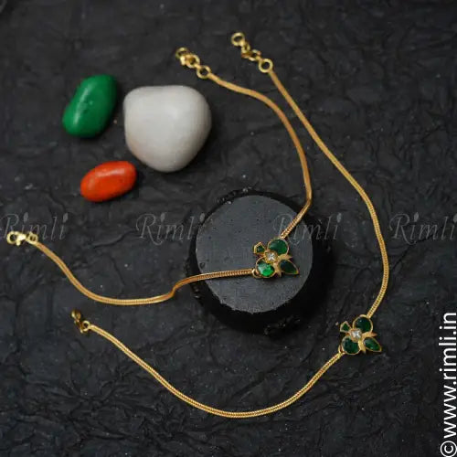 Hiranya Silver Anklets - Rimli Boutique