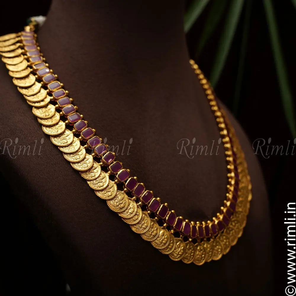 Darsa Silver Coin Necklace - Rimli Boutique