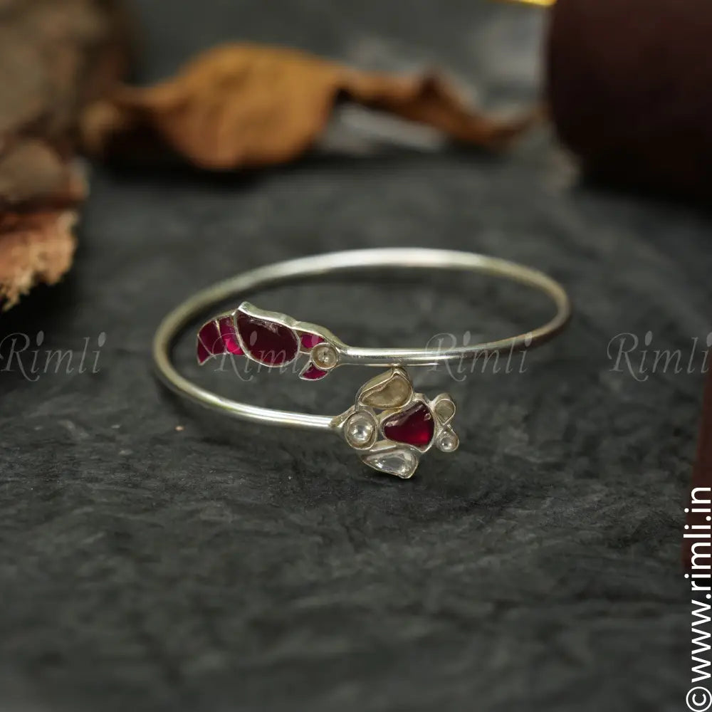 Aarunya Silver Bangle - Rimli Boutique