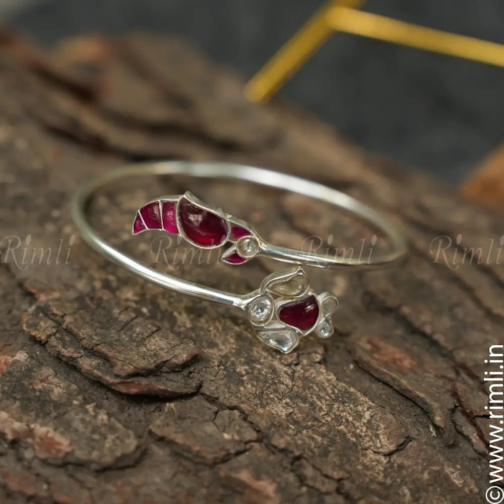 Aarunya Silver Bangle - Rimli Boutique