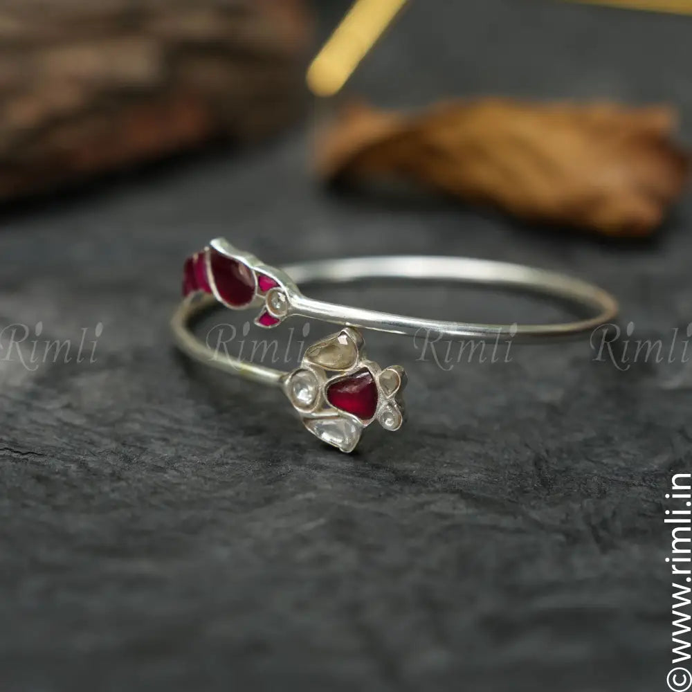 Aarunya Silver Bangle - Rimli Boutique